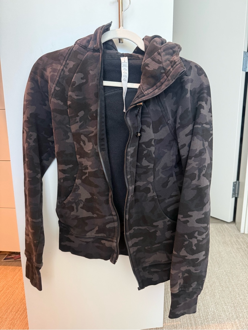 Lululemon Camo Zip-Up Hoodie